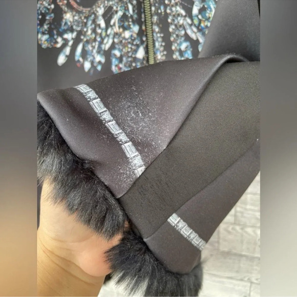 Clover Canyon Chandelier Print Blazer Jacket reversible faux fur medium - Picture 5 of 16